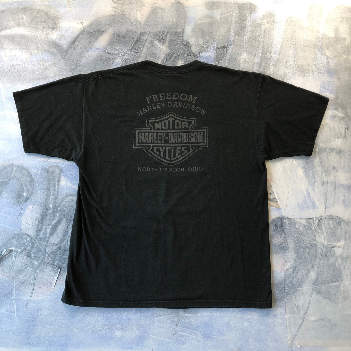 Vintage Harley Davidson Freedom North Canton Ohio T Shirt 2XL