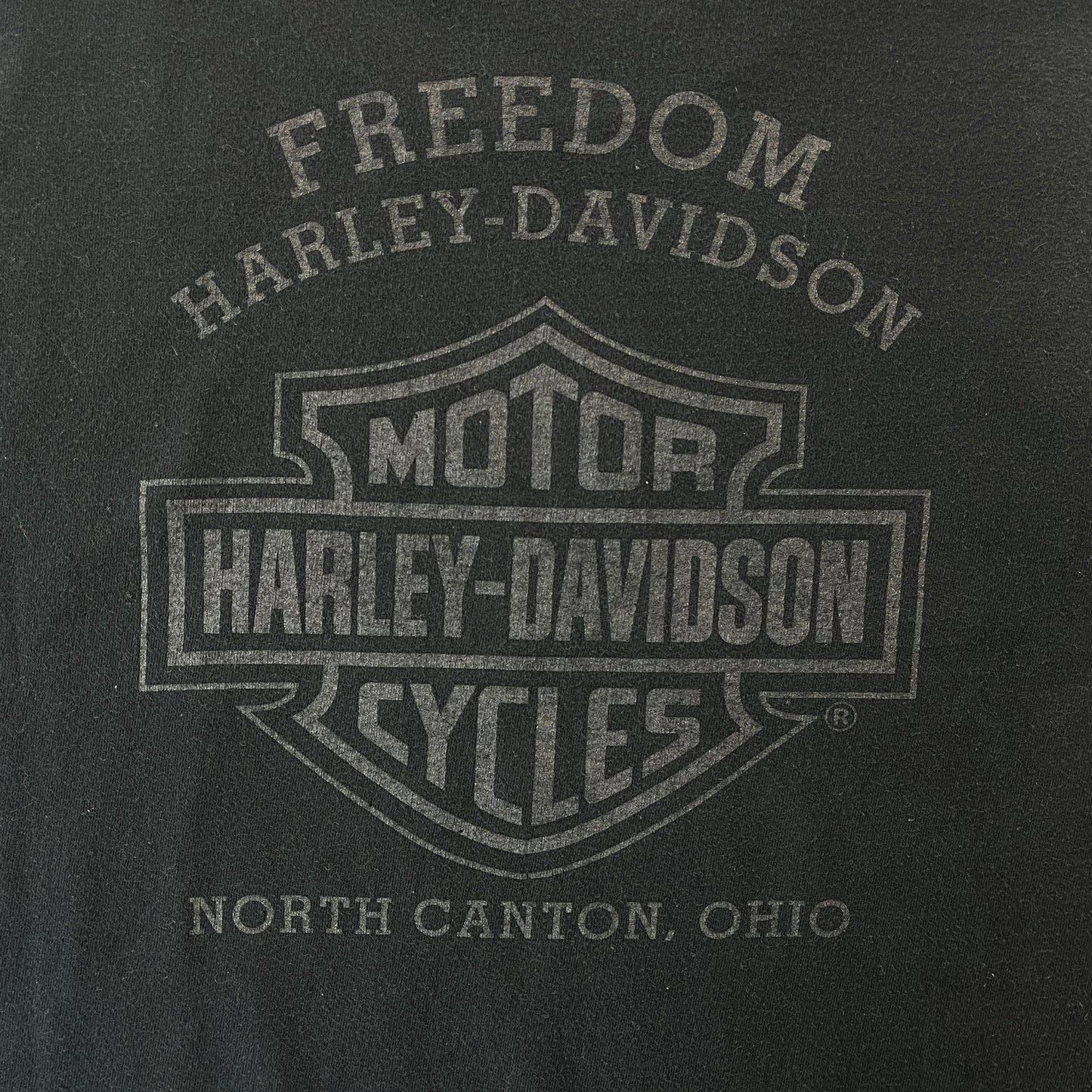 Vintage Harley Davidson Freedom North Canton Ohio T Shirt 2XL