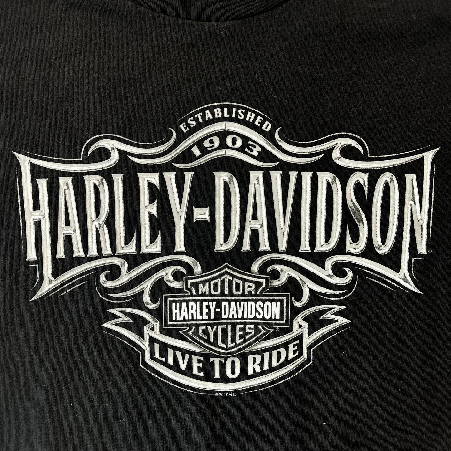 Vintage Harley Davidson Windy City Chicago Illinois T Shirt XL