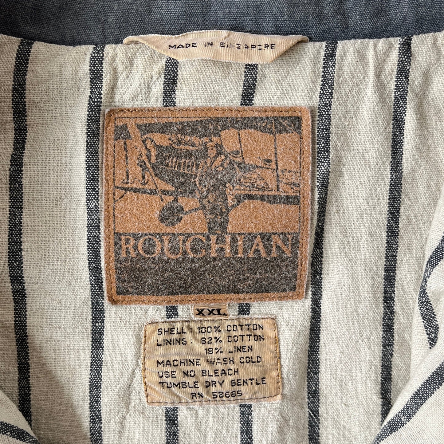 Roughian Bomber Aviator Jacket XXL