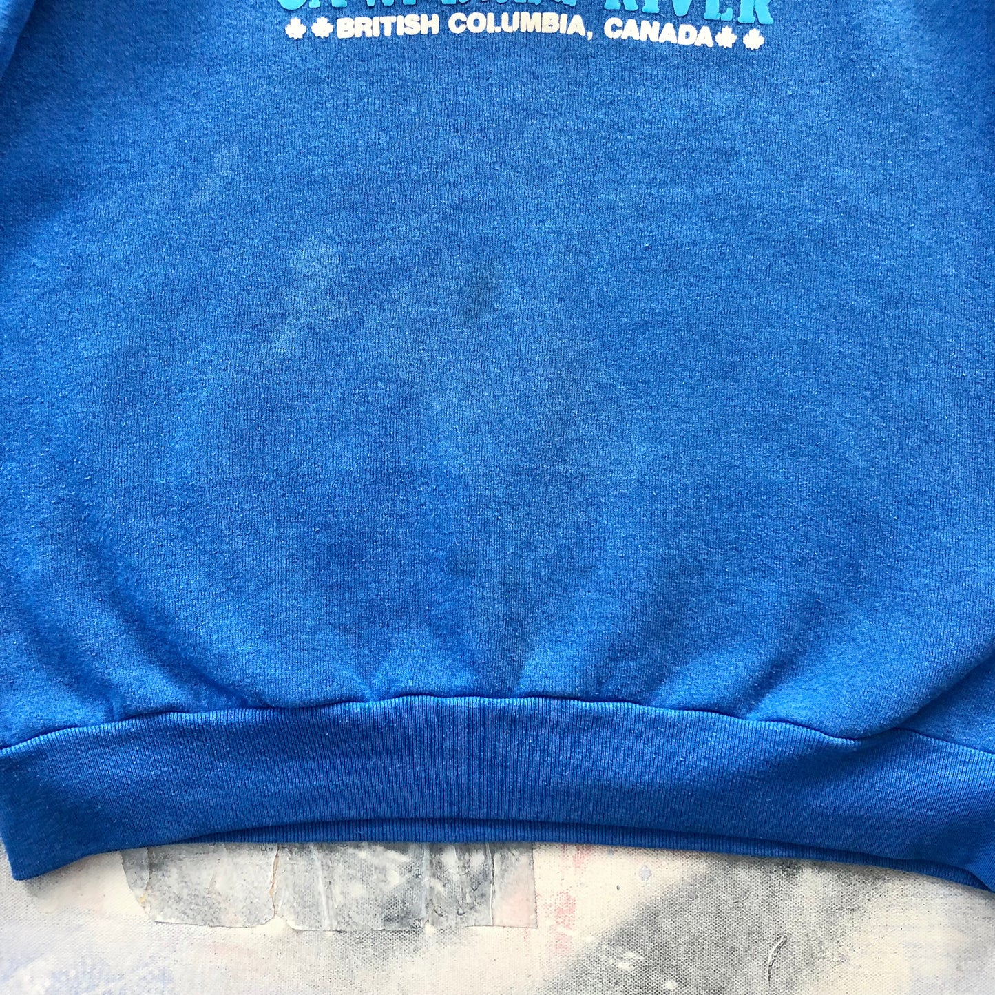 Vintage USA 90s Orcas Campbell River British Columbia Canada Crewneck Sweatshirt XL