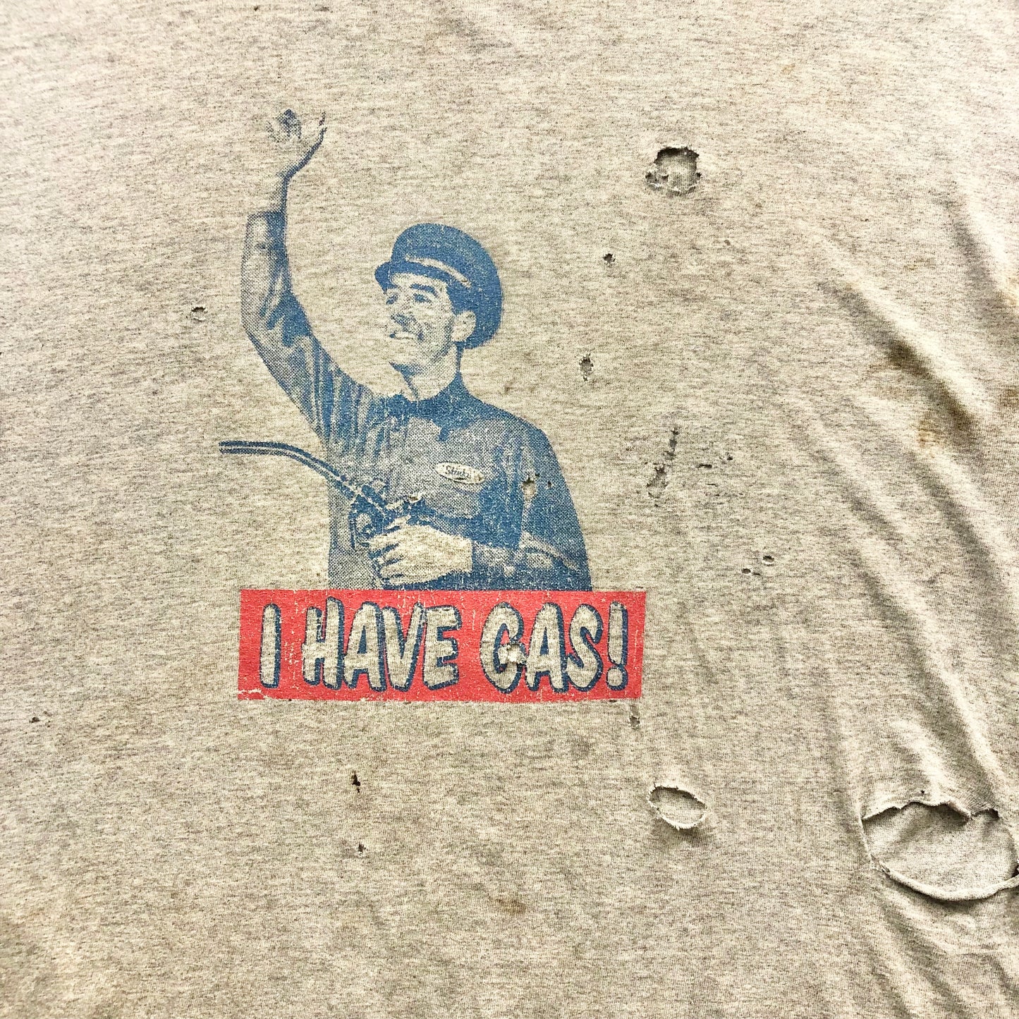 Vintage Thrashed I Have Gas T Shirt XL