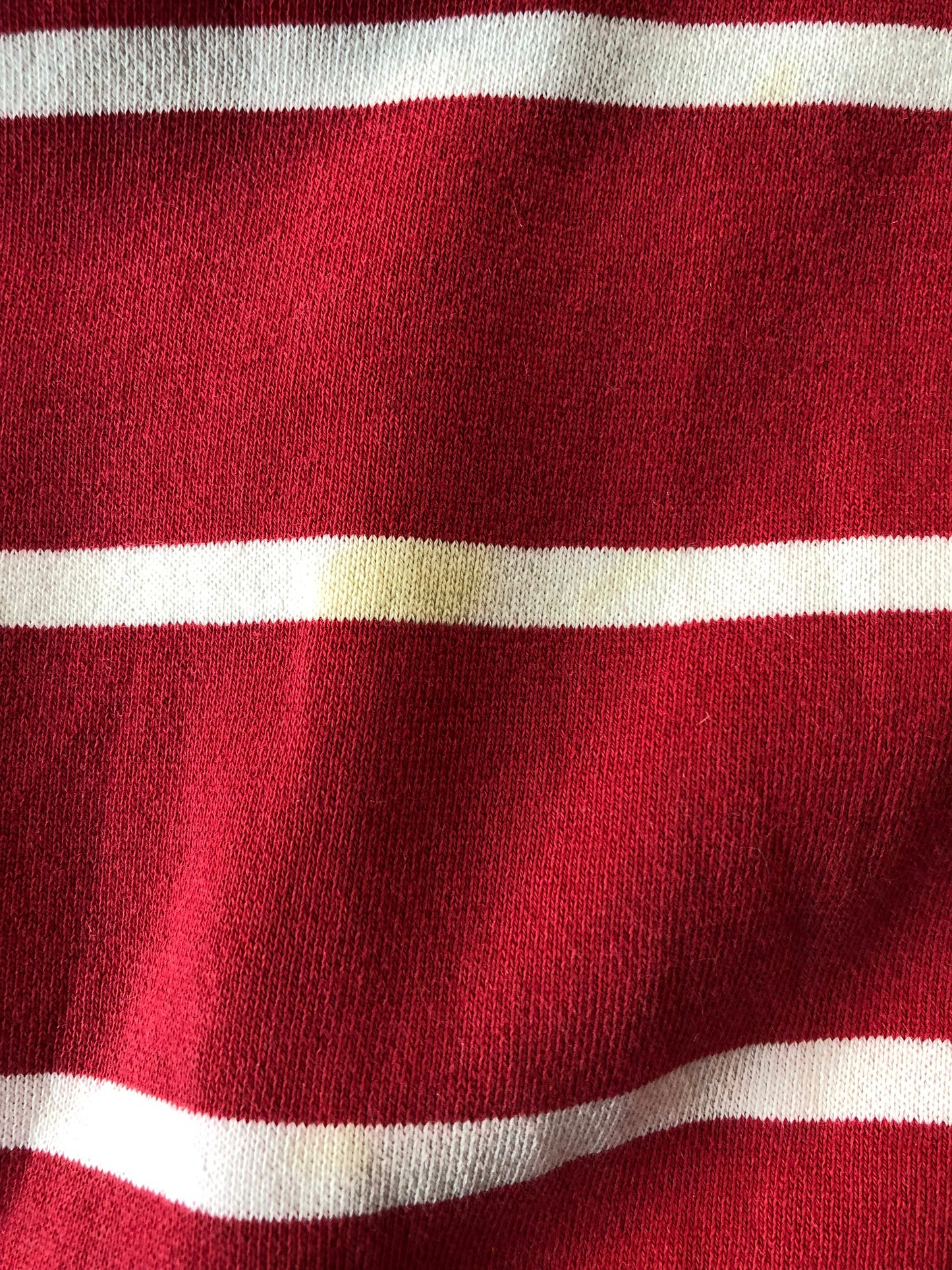 Vintage Ralph Lauren Cross Flags Striped Crewneck Sweatshirt S