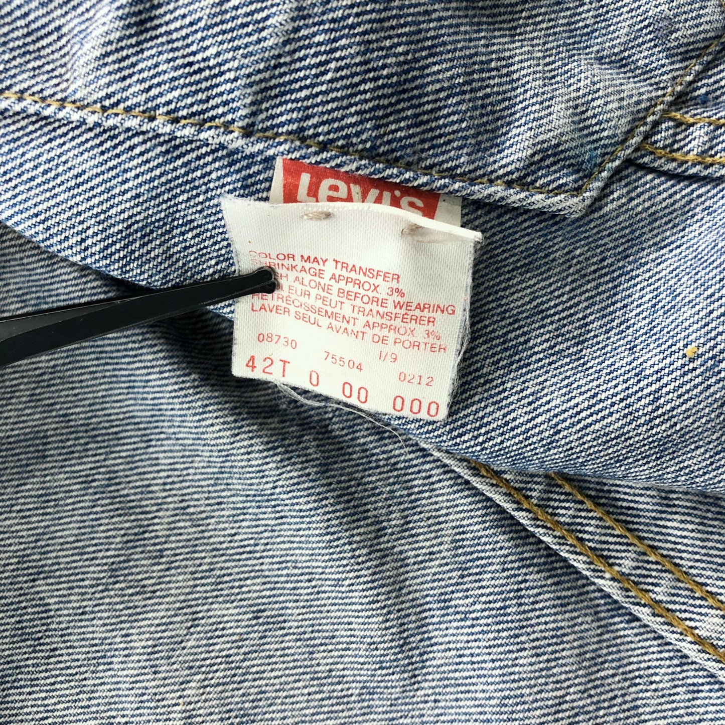 Vintage USA Levis Button Denim Jacket L