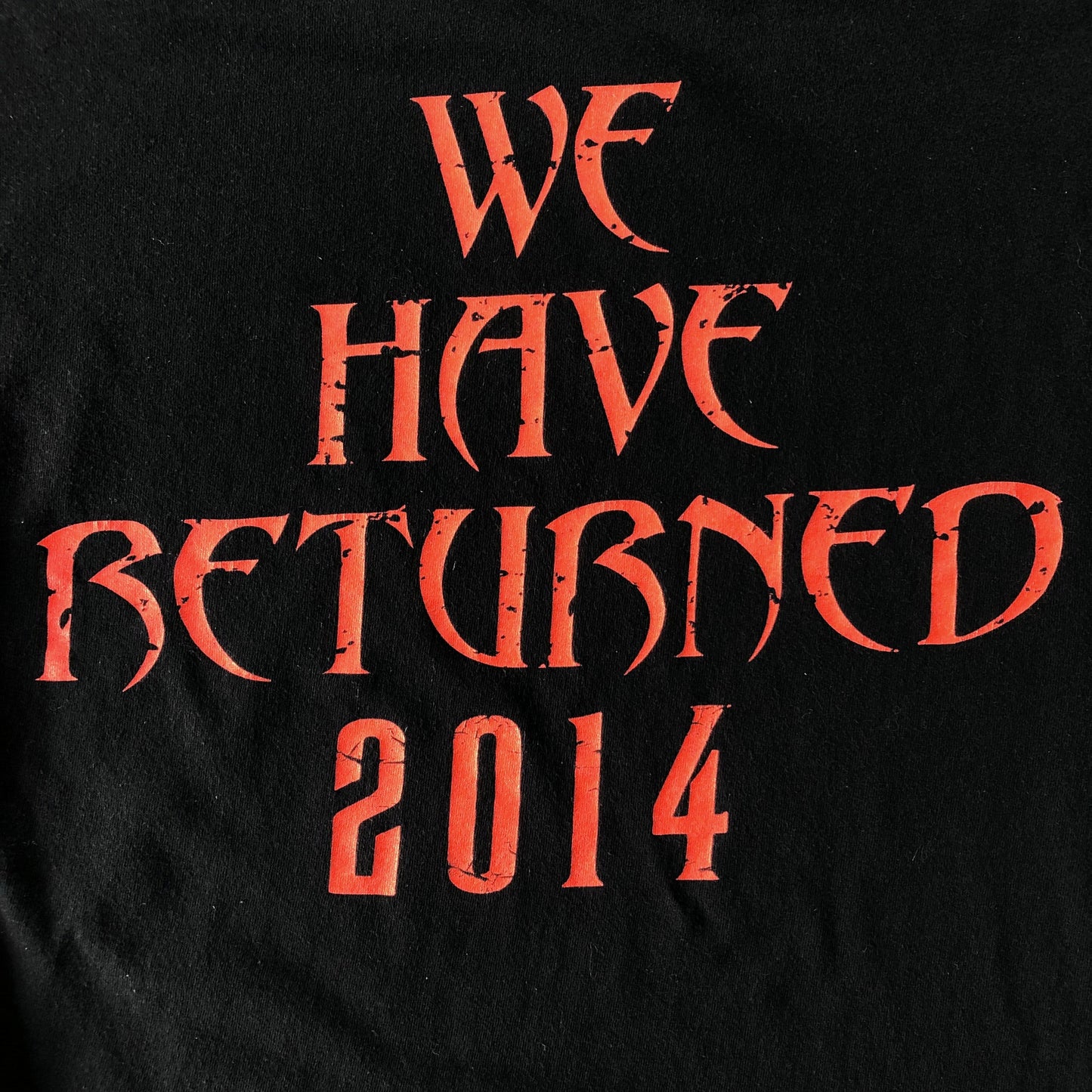 Vintage Dark Angel 2014 Metal Rock Concert T Shirt L
