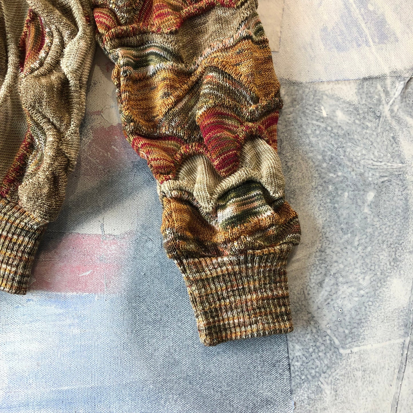Tundra Coogi Style Knit Crewneck Sweater M