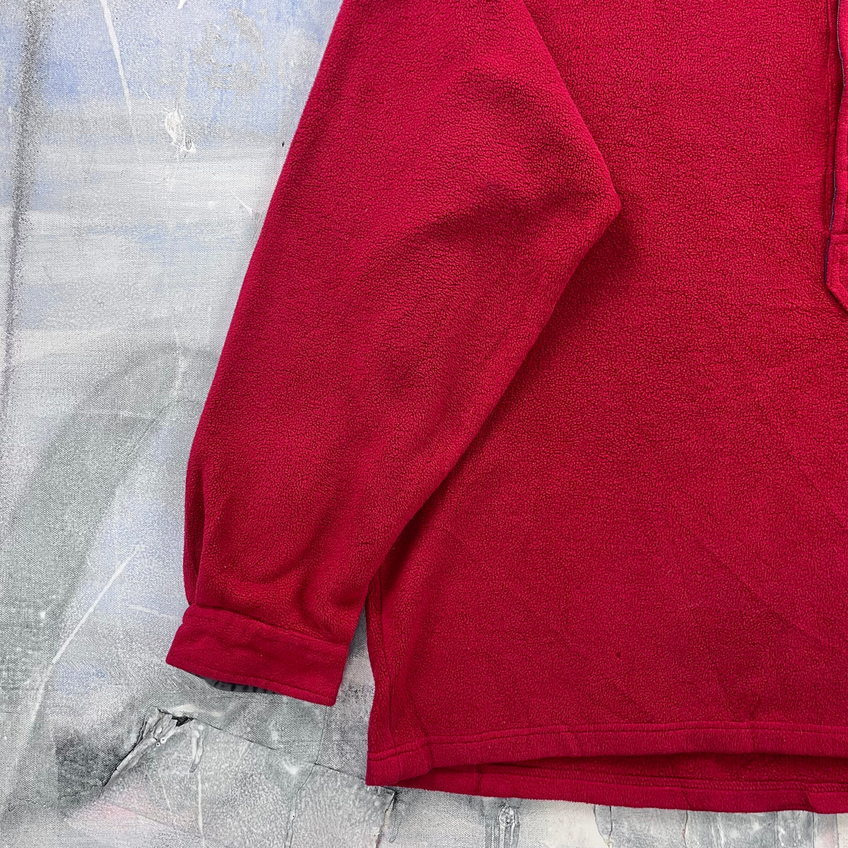 Vintage Polo Sport USA Quarter Button Fleece Sweatshirt XL
