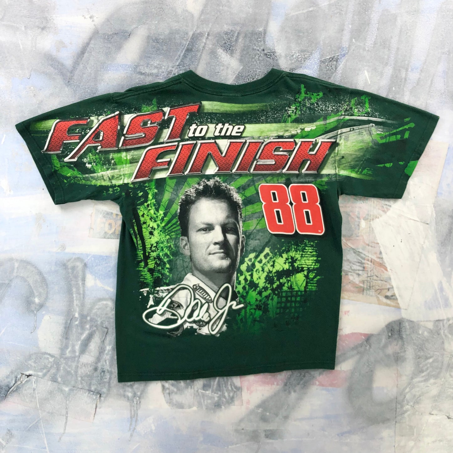 Vintage Nascar Dale Earnhardt Jr Chase Authentics AOP T Shirt M
