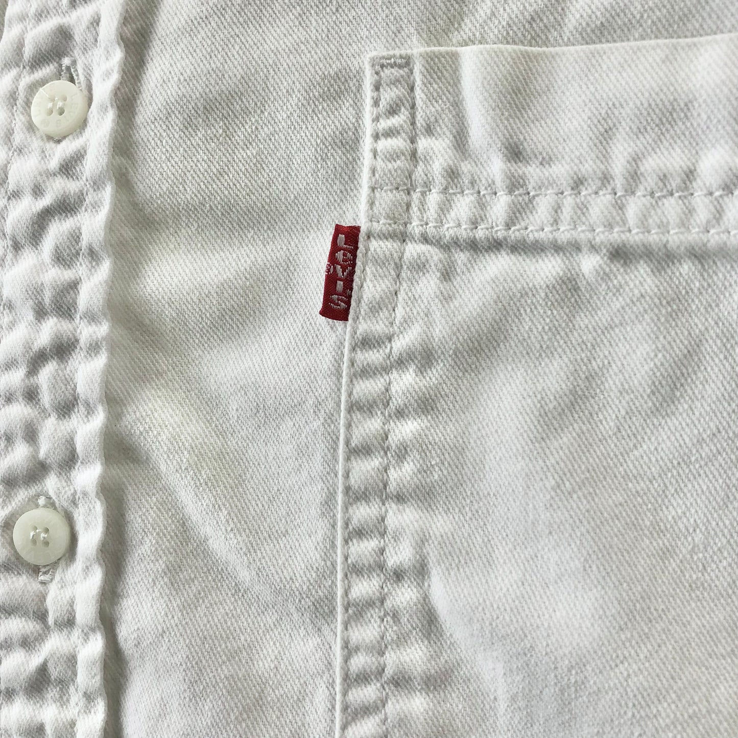 Vintage 90s Levis Denim Button Shirt L