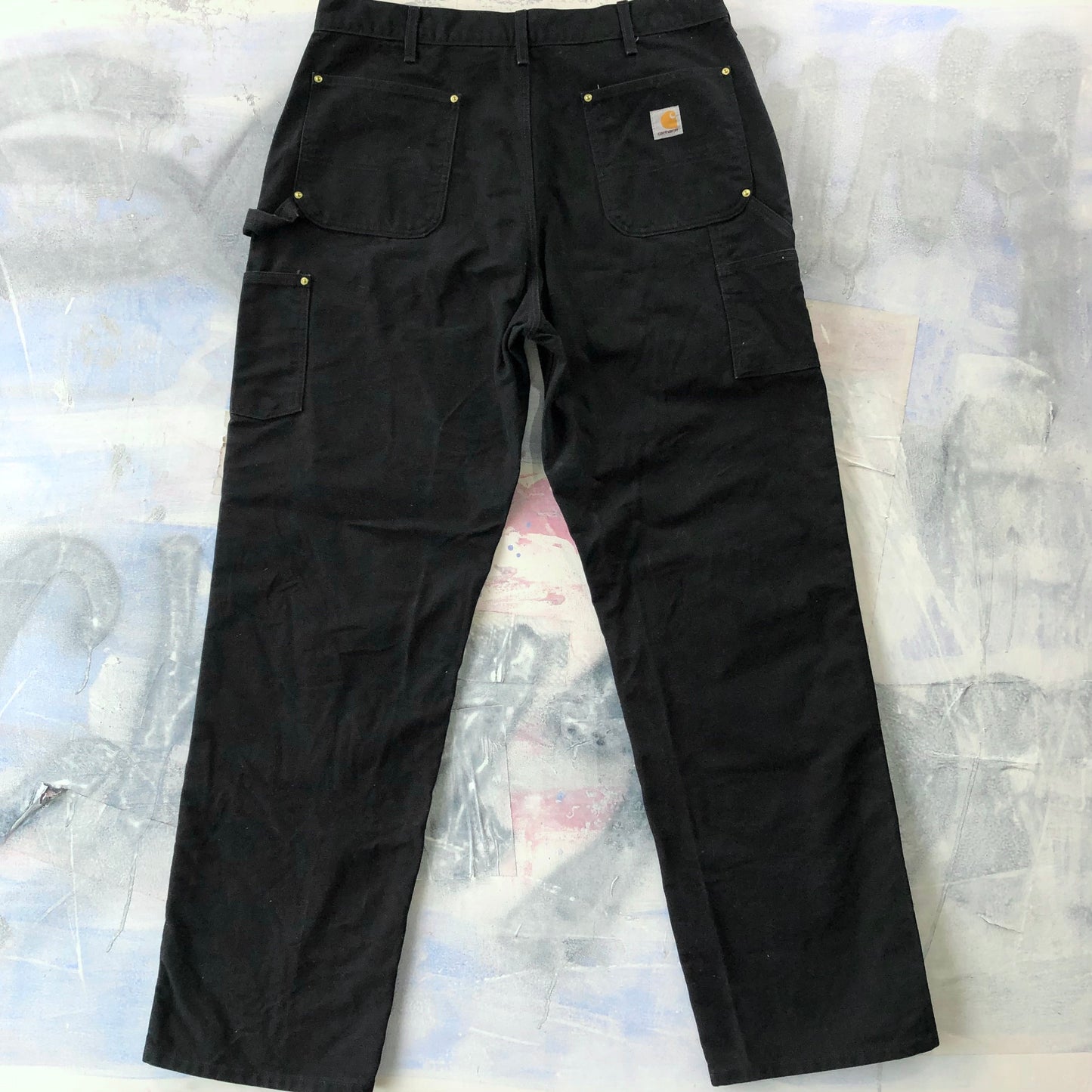 Carhartt USA Double Knee Carpenter Workwear Jean W38