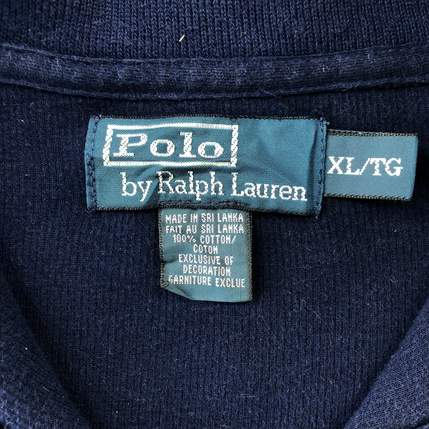 Vintage Polo Ralph Lauren Pony Quarter Zip Sweater XL