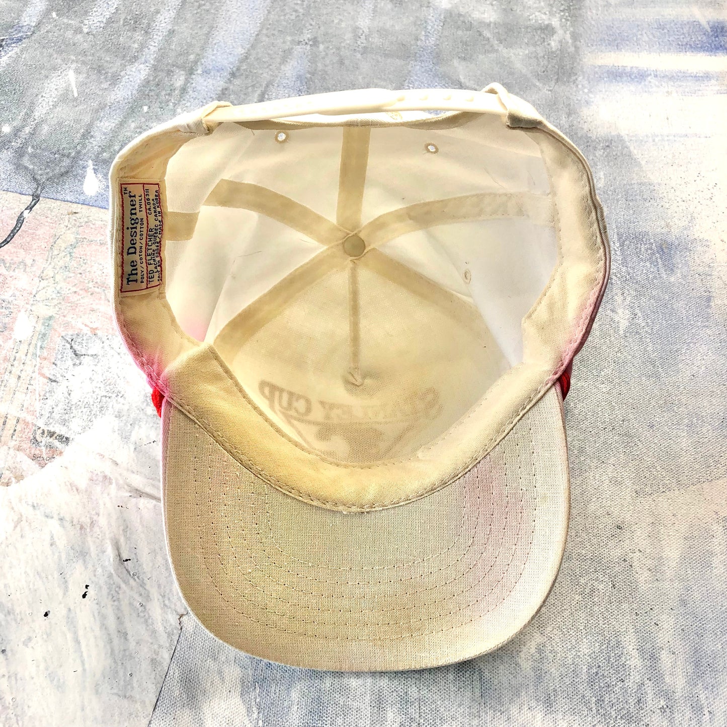 Vintage 1989 Calgary Flames Stanley Cup Champions String Snapback Hat