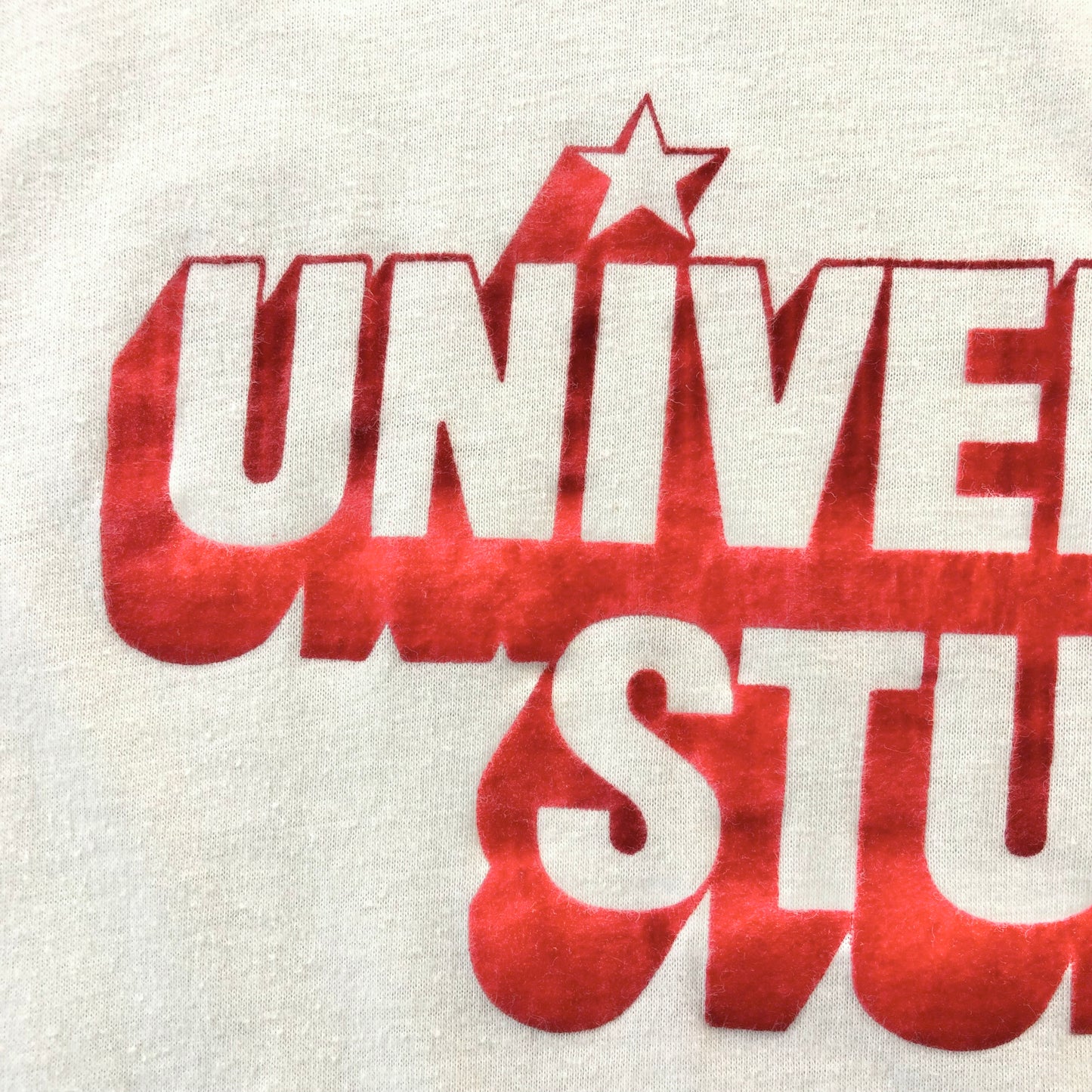 Vintage USA 70s Universal Studios Single Stitch Ringer T Shirt XL