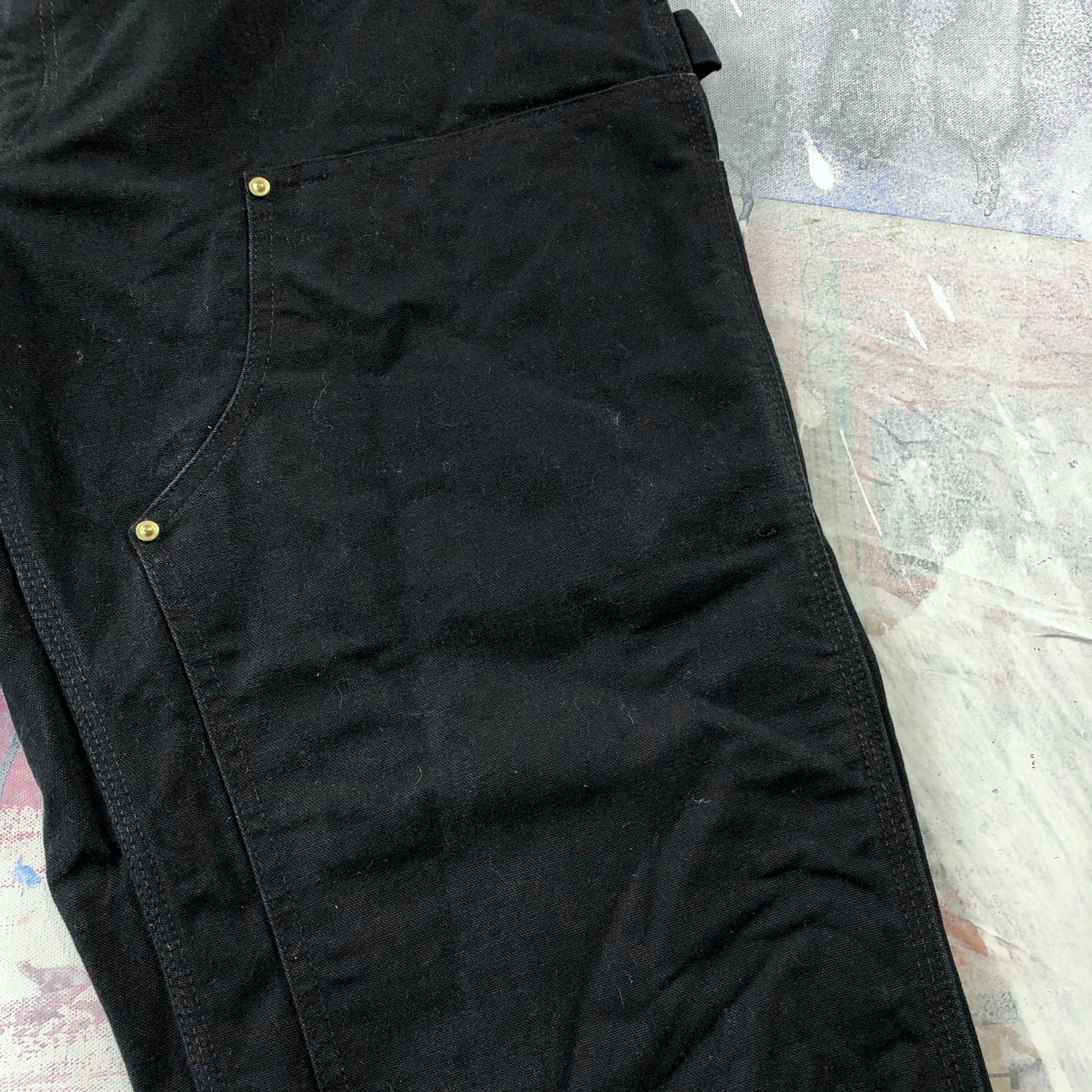 Carhartt USA Double Knee Carpenter Workwear Jean W38