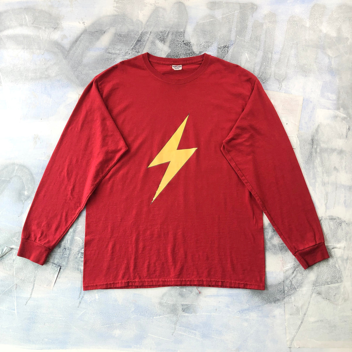 Vintage Lightning Bolt Long Sleeve T Shirt L
