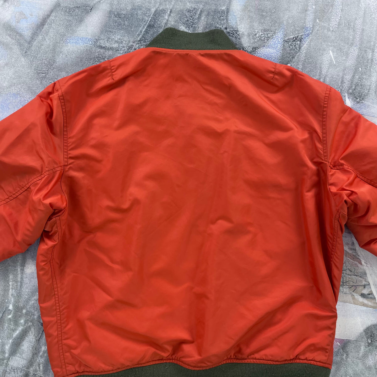 Vintage Ralph Lauren Reversible Flight MA-1 Bomber Zip Jacket XL