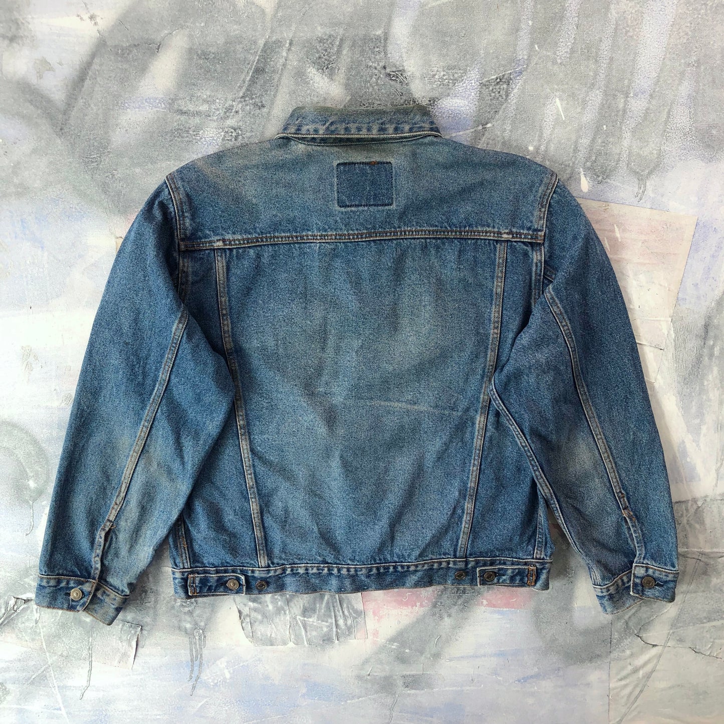 Vintage Levis Orange Tab Denim Button Jacket L