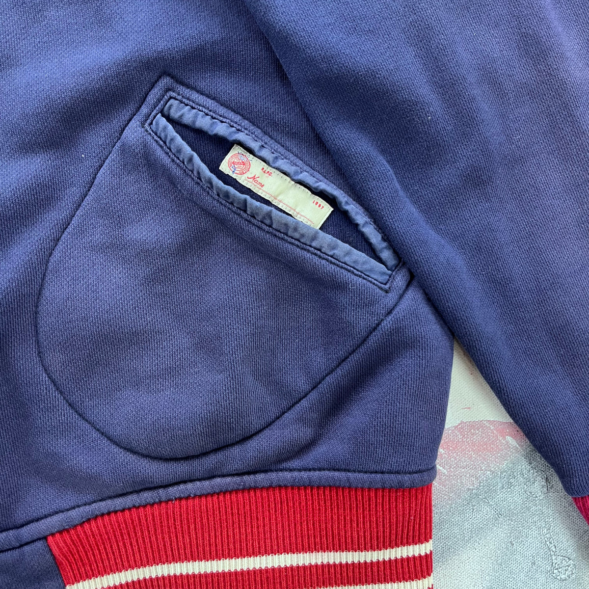 Polo Ralph Lauren New York Varsity Letterman Button Sweatshirt L
