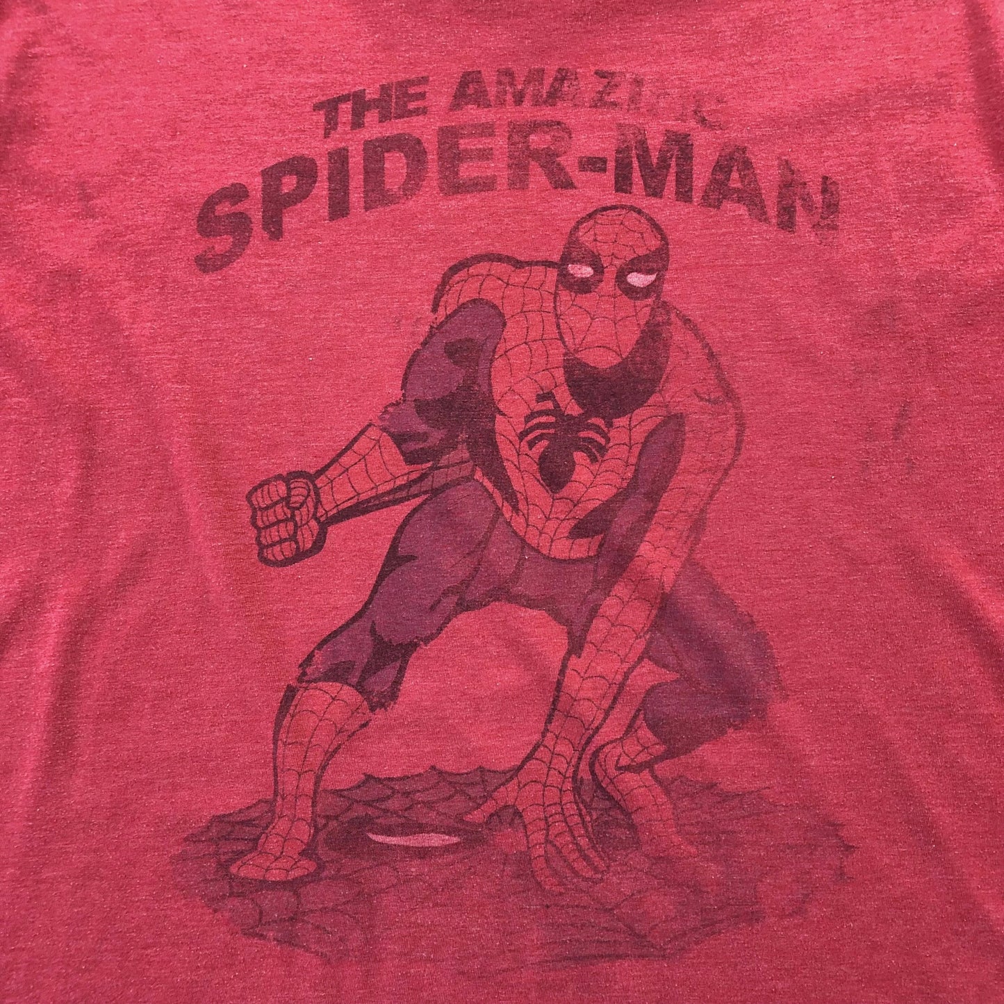 Vintage Marvel Mad Engine Spiderman T Shirt L