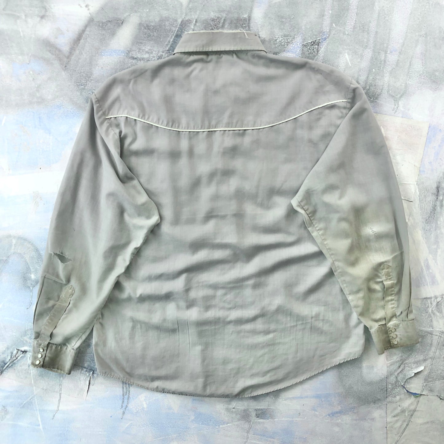 Vintage Western Embroided Eagle Button Shirt XL