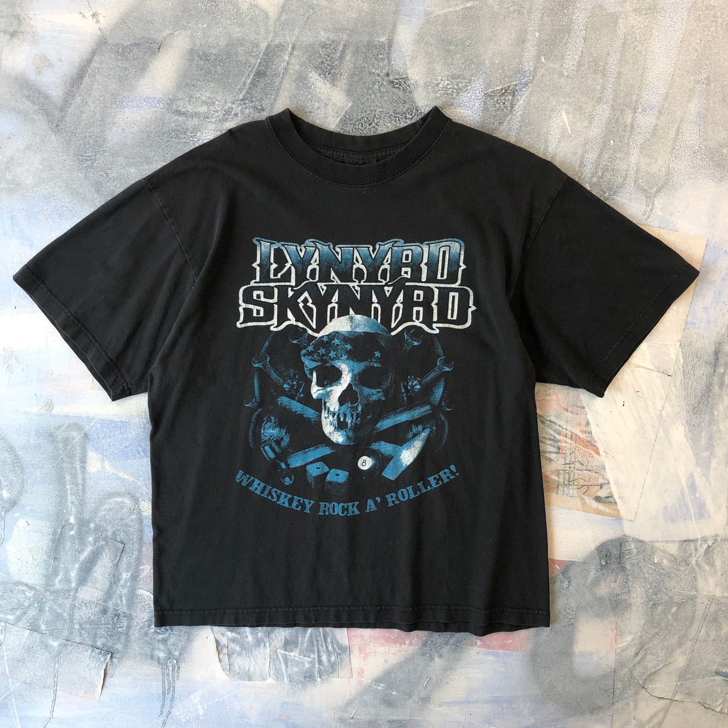 Vintage Lynyrd Skynyrd Whiskey Rock A Roller T Shirt L