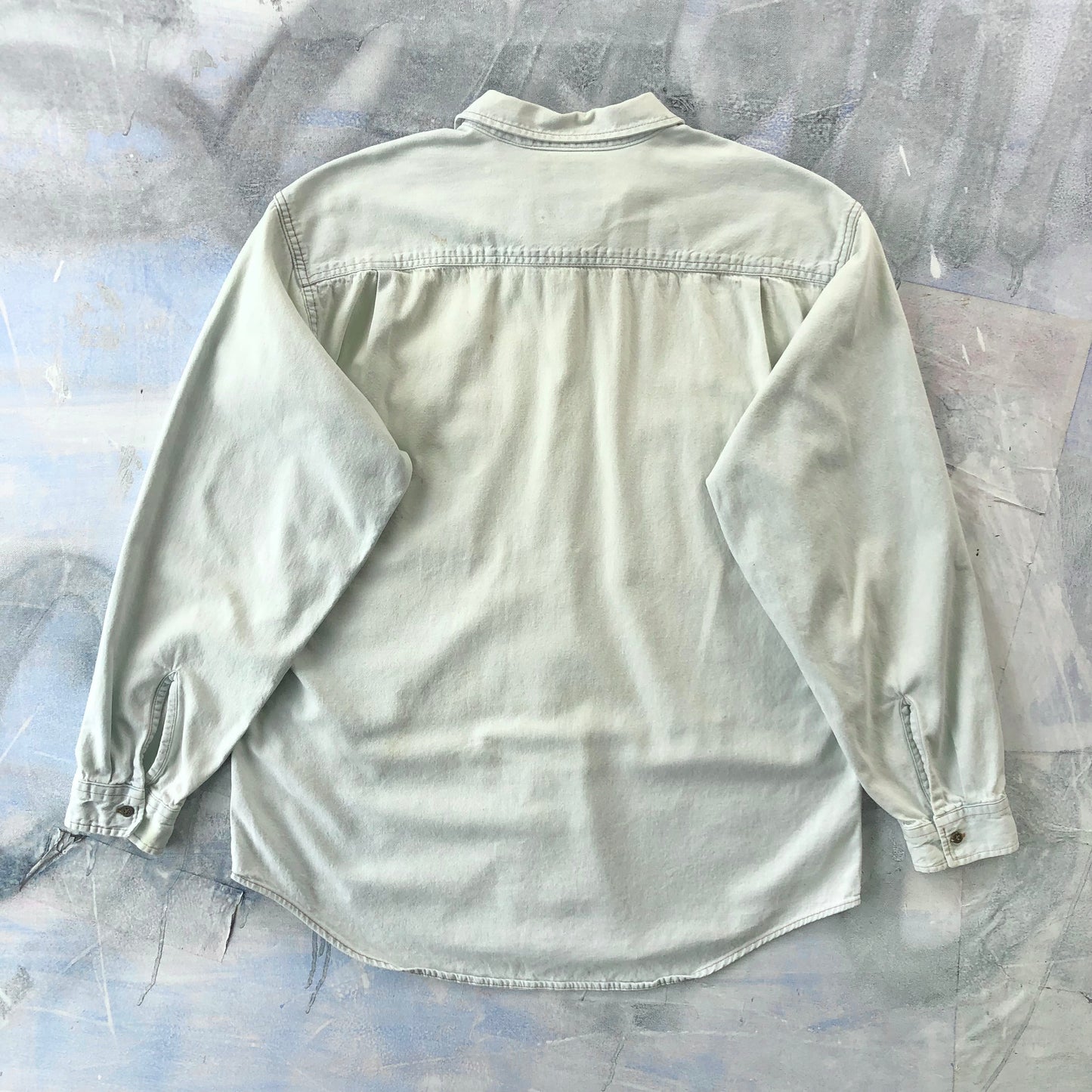 Vintage 90s Levis Denim Button Shirt L