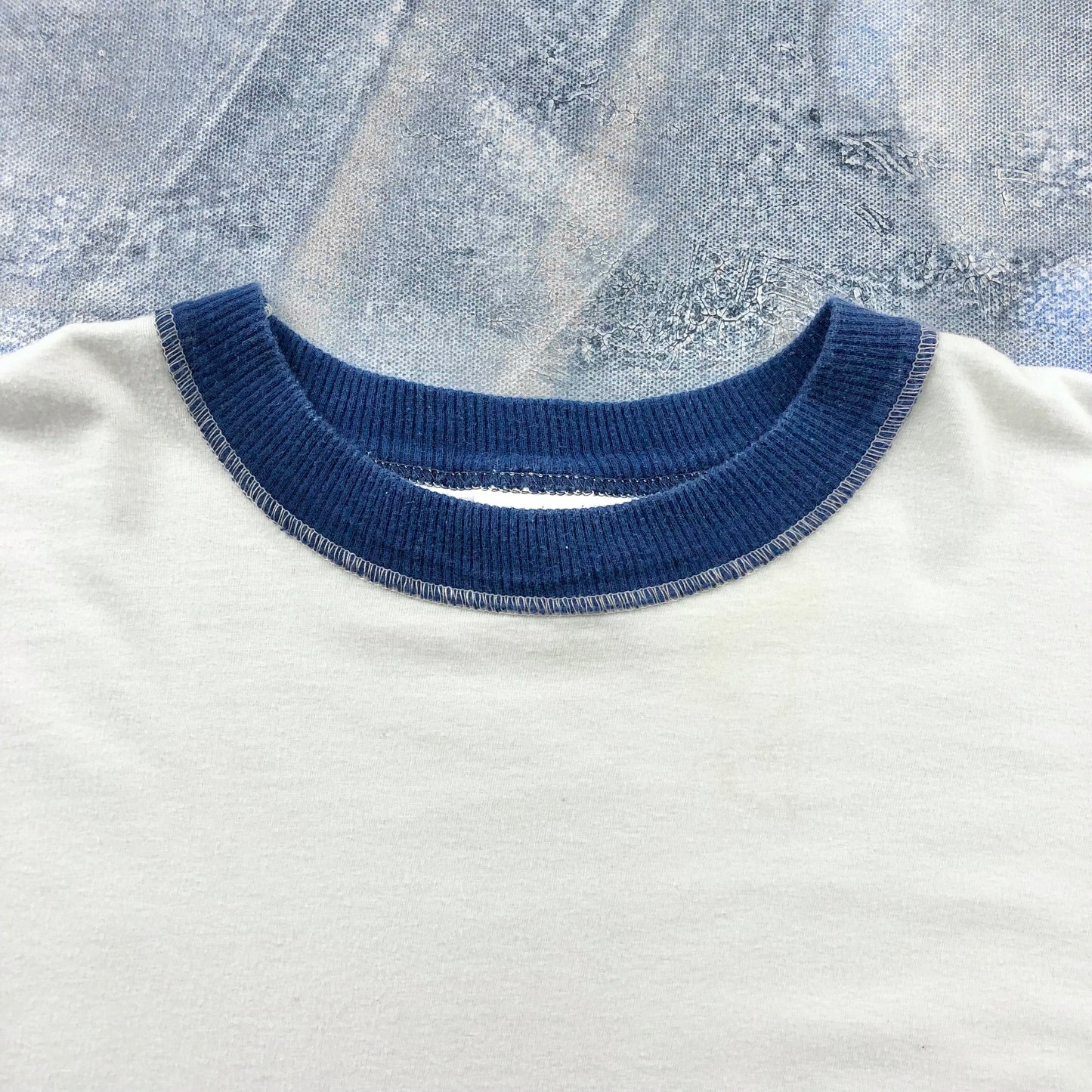 Vintage 80s So What?! So What?! So What?! Ringer T Shirt L