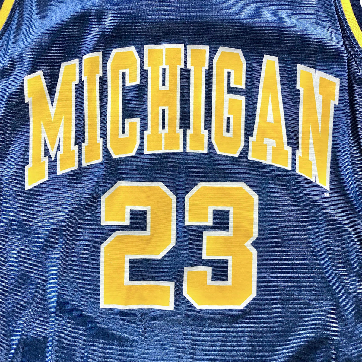Vintage 90s USA Dodger Michigan State University 23 Basketball Jersey L