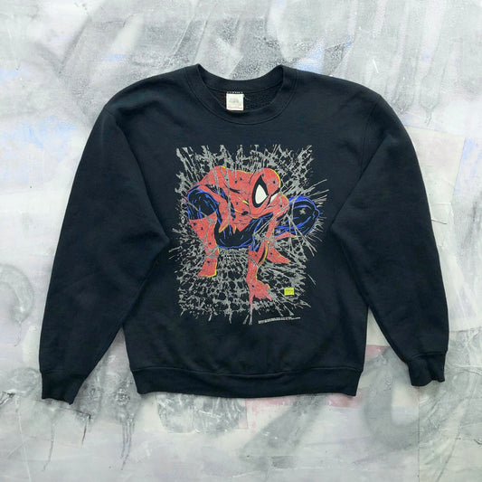 Vintage 90s USA Spiderman By Todd McFarlane Marvel Crewneck Sweatshirt L