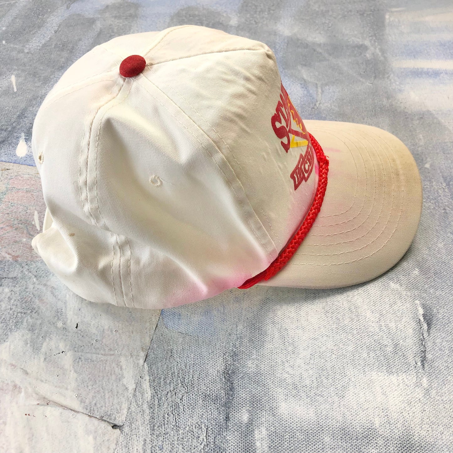 Vintage 1989 Calgary Flames Stanley Cup Champions String Snapback Hat