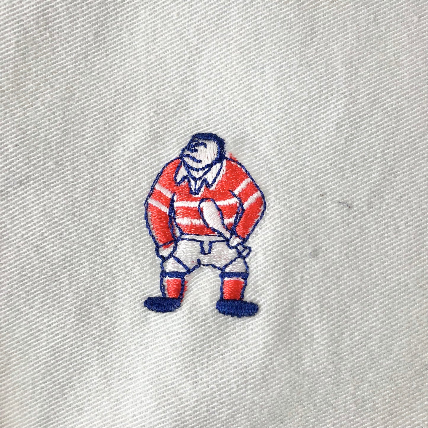 Vintage 90s Barbarian The Real One British Columbia Long Sleeve Rugby Polo Quarter Zip Sweatshirt L