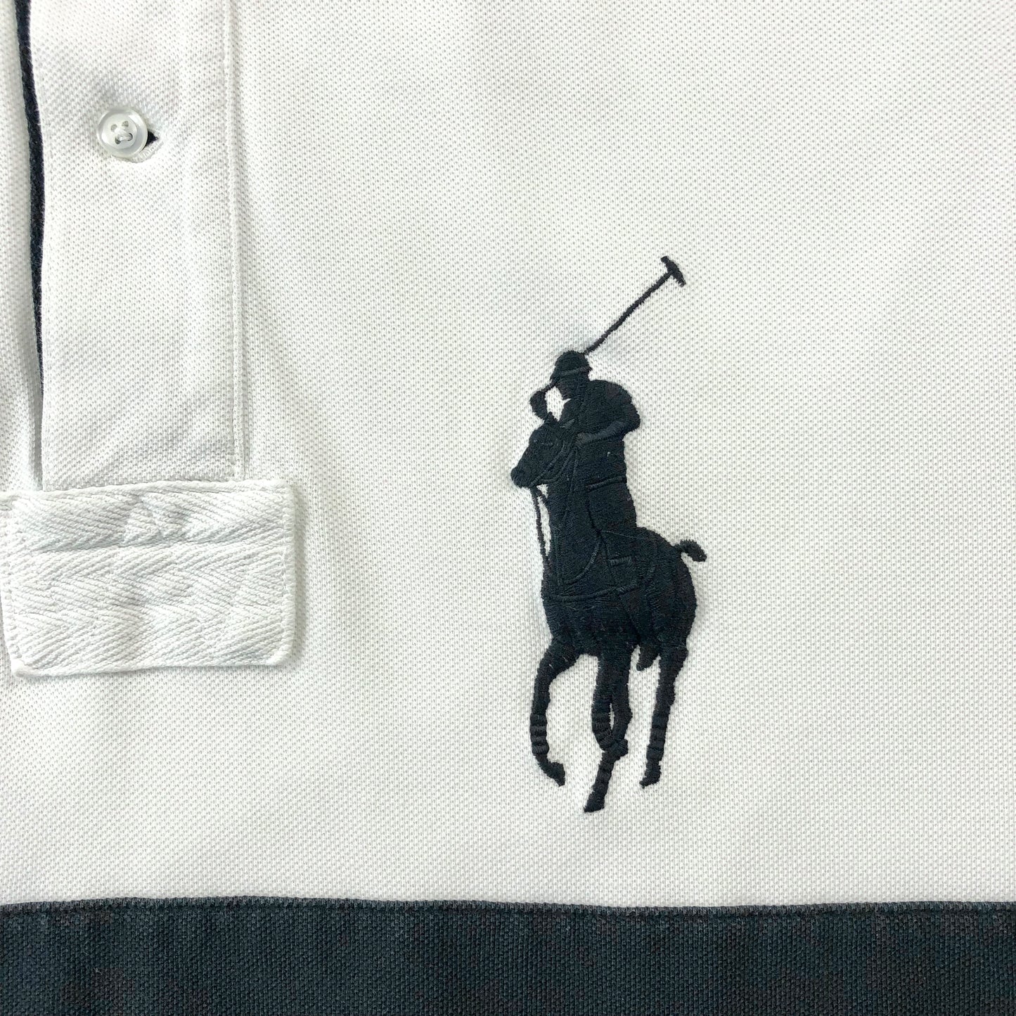 Vintage Polo Ralph Lauren Big Pony Colorblock Polo Shirt XL