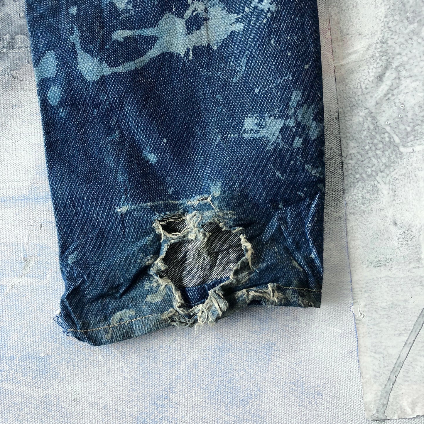 Vintage Harley Davidson Distressed Jean W36