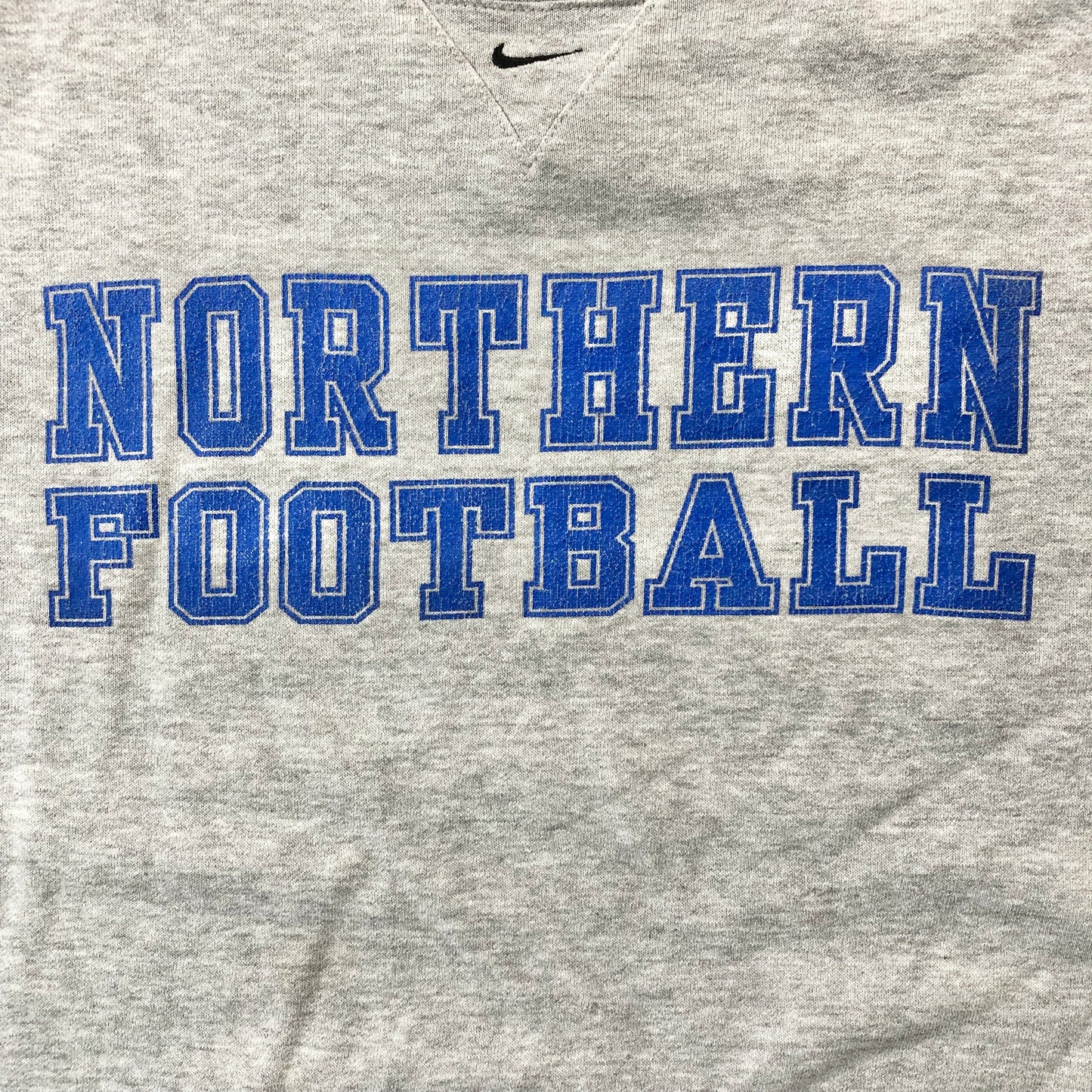 Vintage Nike Team Northern Football Center Swoosh Crewneck Sweatshirt XL