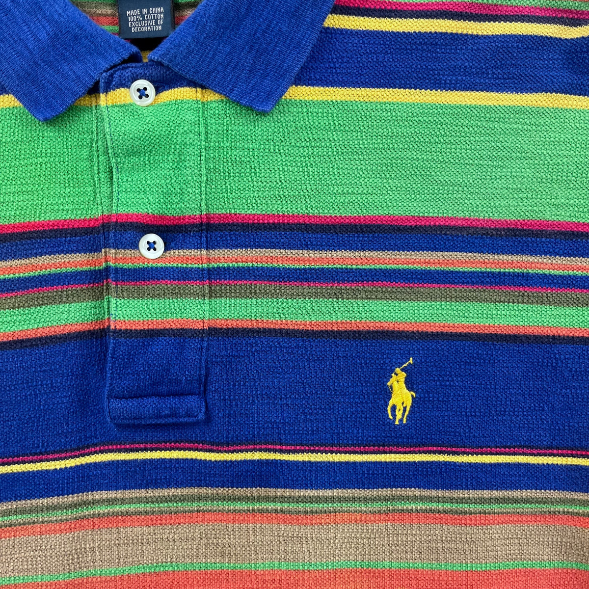 Vintage Polo Ralph Lauren Striped Polo Shirt L