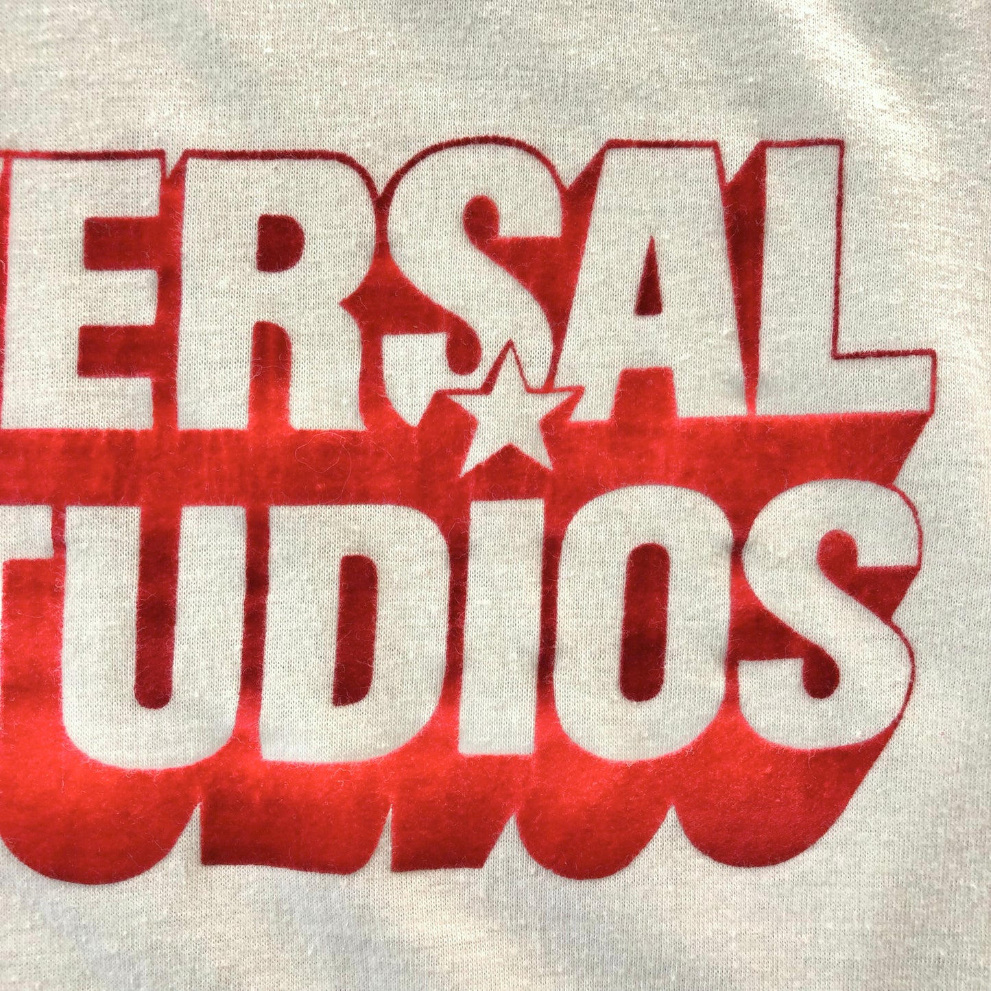 Vintage USA 70s Universal Studios Single Stitch Ringer T Shirt XL