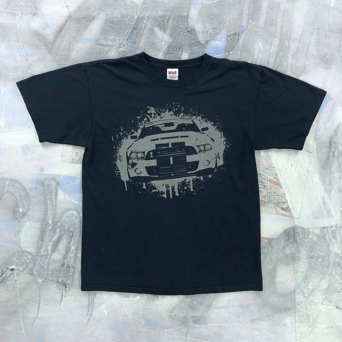 Vintage Ford Cobra Mustang Racing T Shirt L