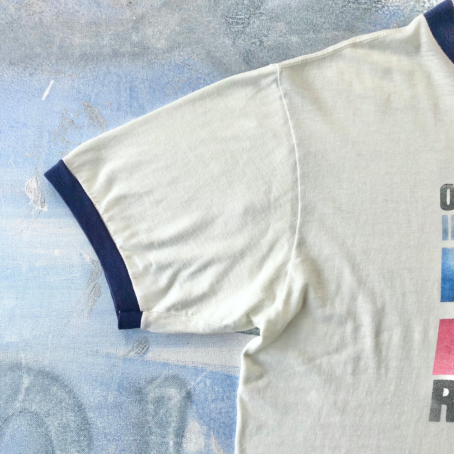 Vintage USA 70s Orange County International Raceway Single Stitch Ringer T Shirt XL