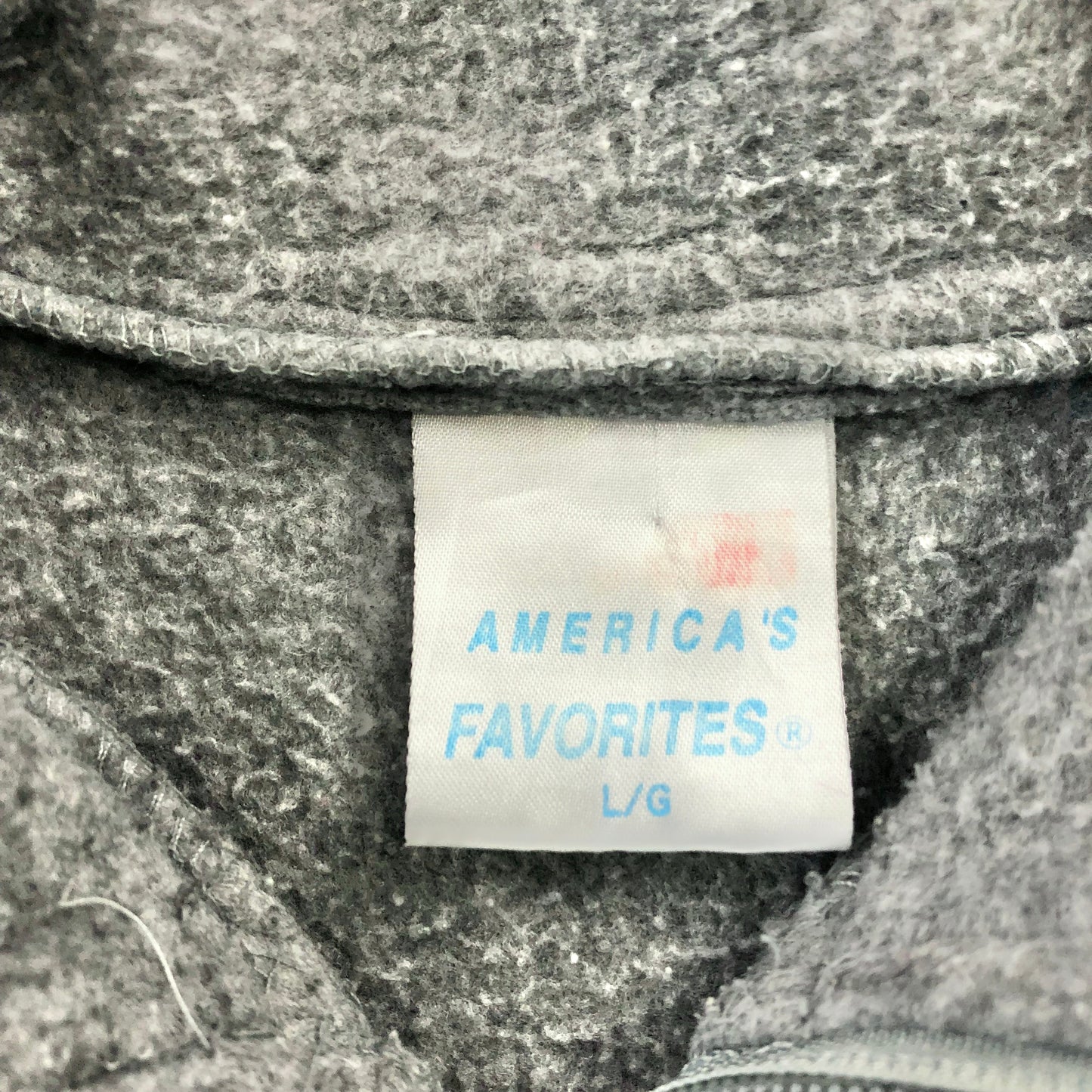 Vintage NBA Toronto Raptors Americas Favorites Quarter Zip Fleece Sweatshirt L