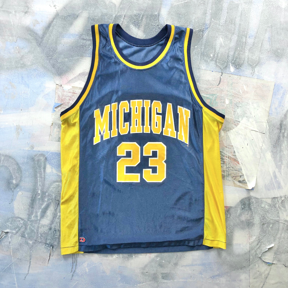 Vintage 90s USA Dodger Michigan State University 23 Basketball Jersey L