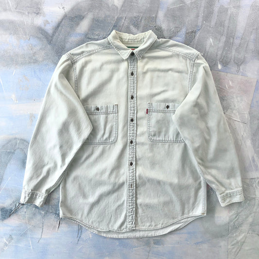 Vintage 90s Levis Denim Button Shirt L