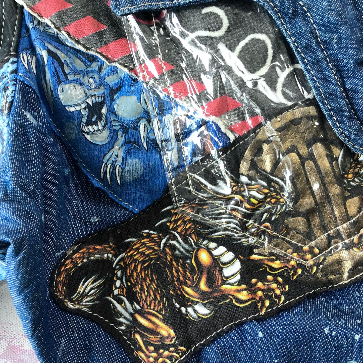 Vintage Harley Davidson Distressed Jean W36