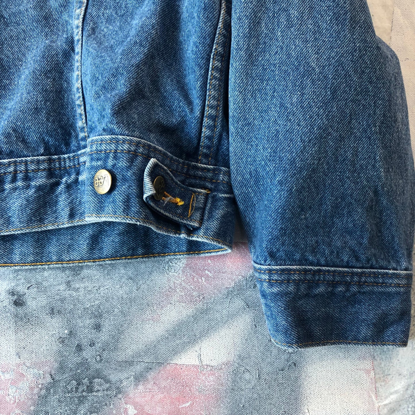 Vintage Lee 80s Button Denim Jacket XL