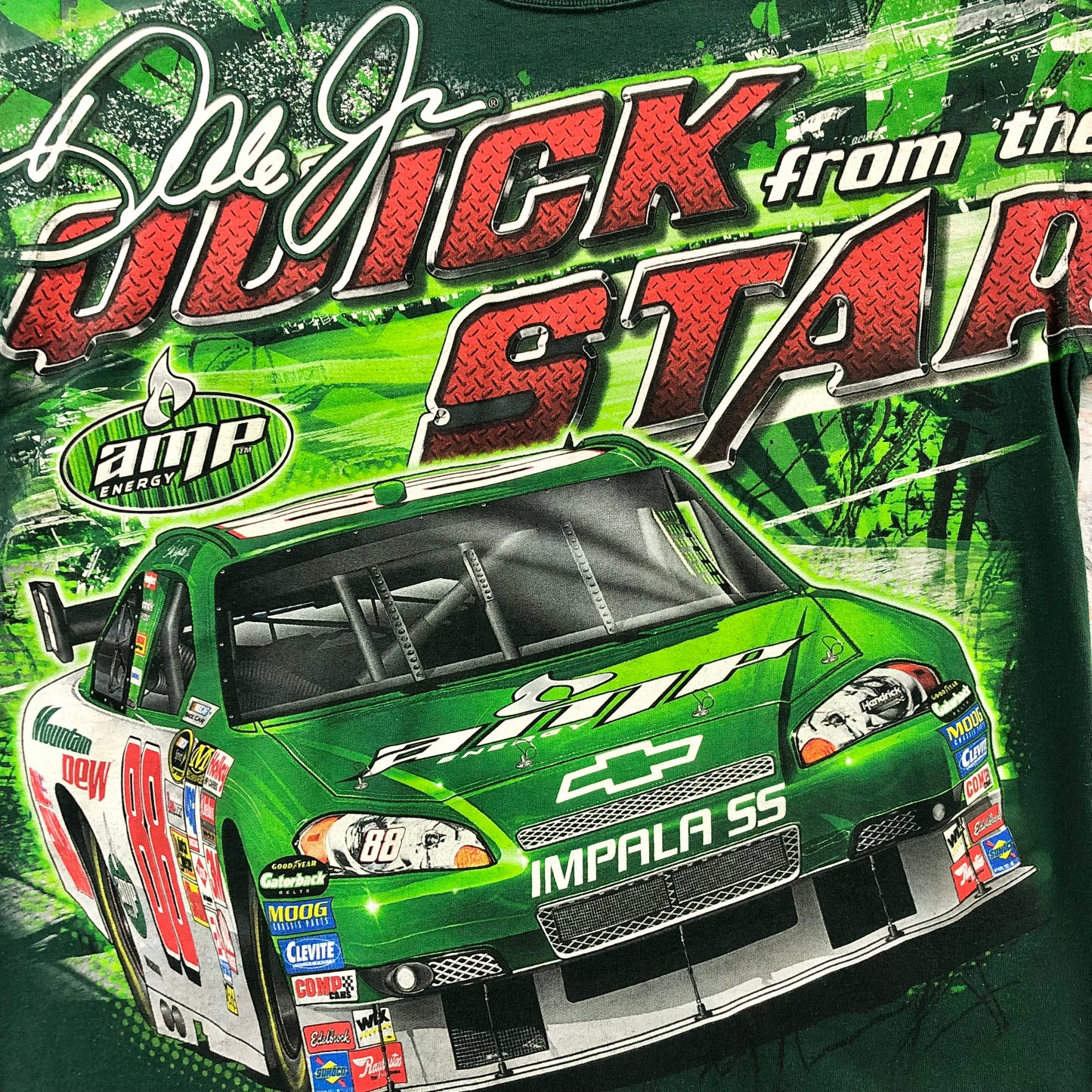 Vintage Nascar Dale Earnhardt Jr Chase Authentics AOP T Shirt M