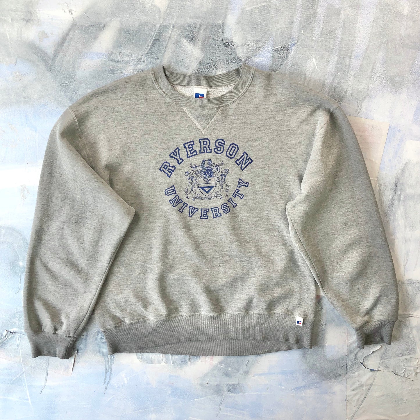 Vintage Russell Ryerson University Crewneck Sweatshirt L