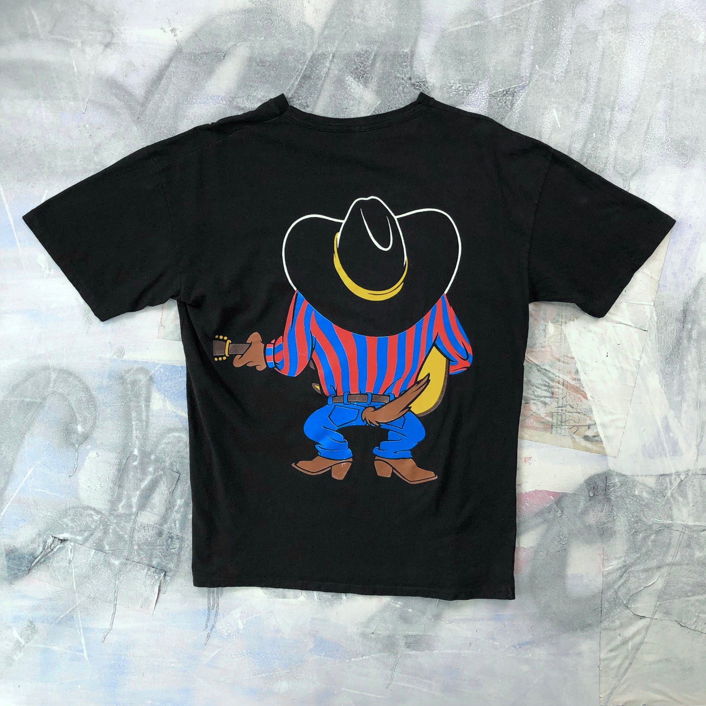 Vintage 90s Tasmanian Devil Taz Garth Brooks Novel Teez T Shirt L
