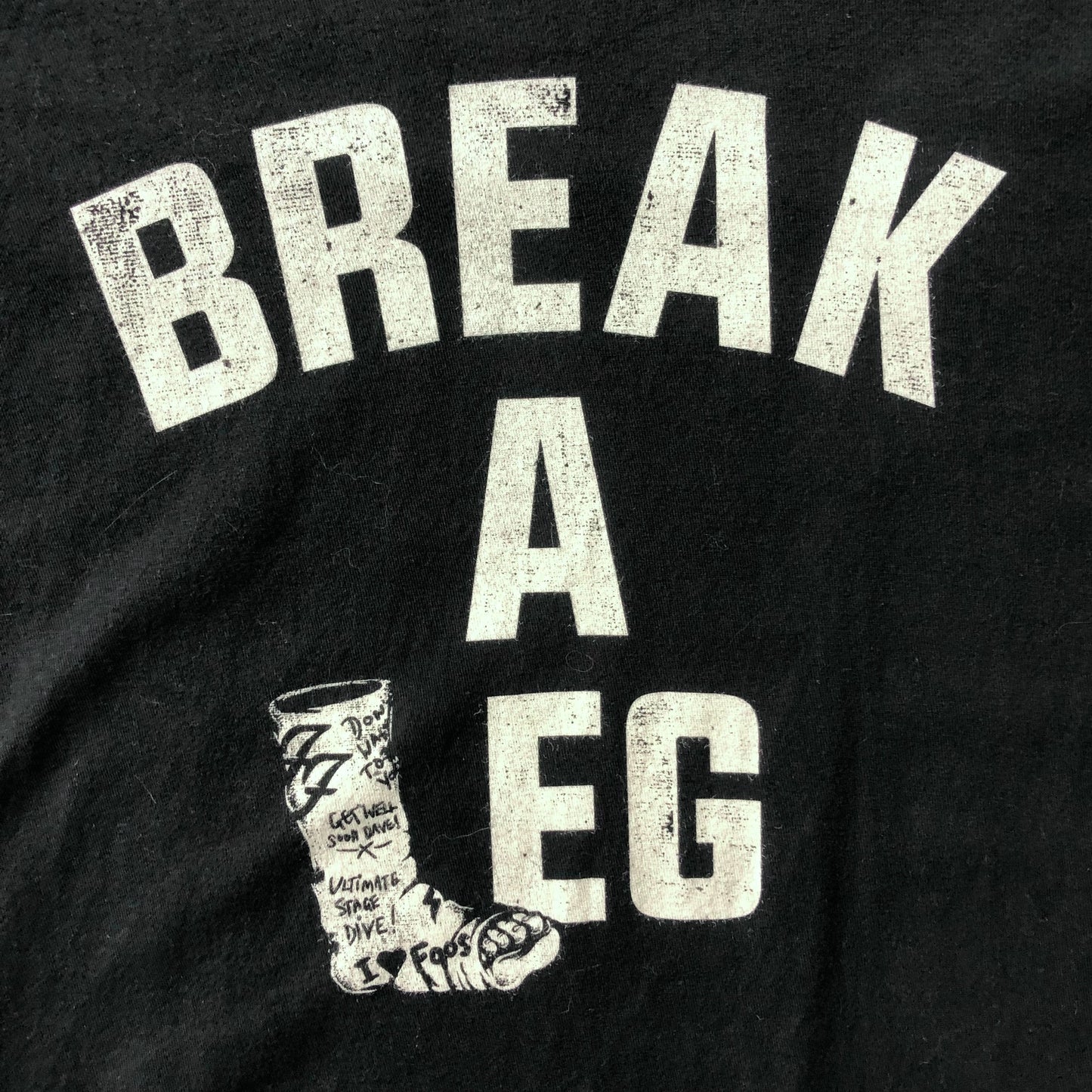 Vintage Foo Fighters Broken Leg 2015 Tour T Shirt M