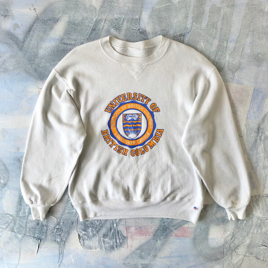 Vintage Russell University of British Columbia Vancouver Canada Crewneck Sweatshirt L
