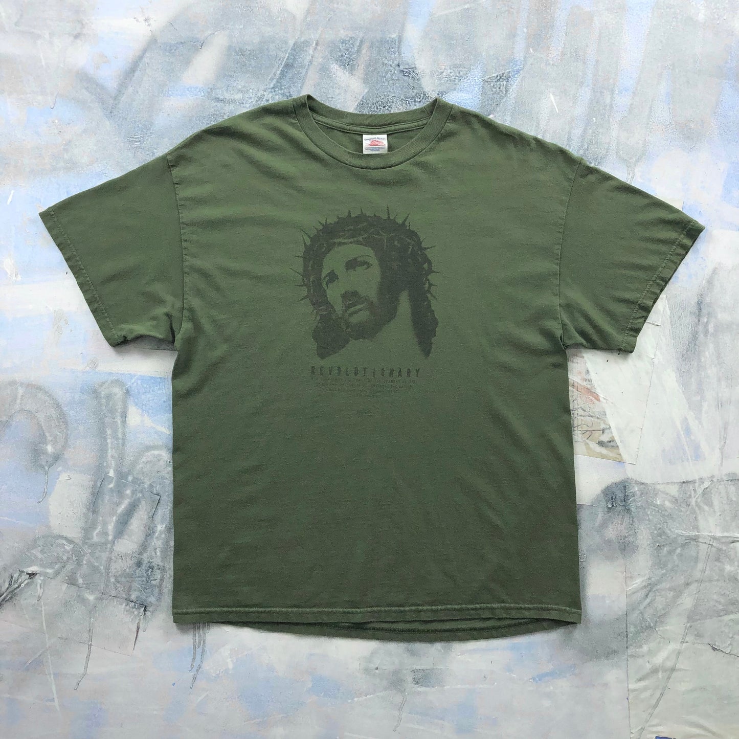 Vintage 90s Jesus Christ Revolutionary T Shirt XL