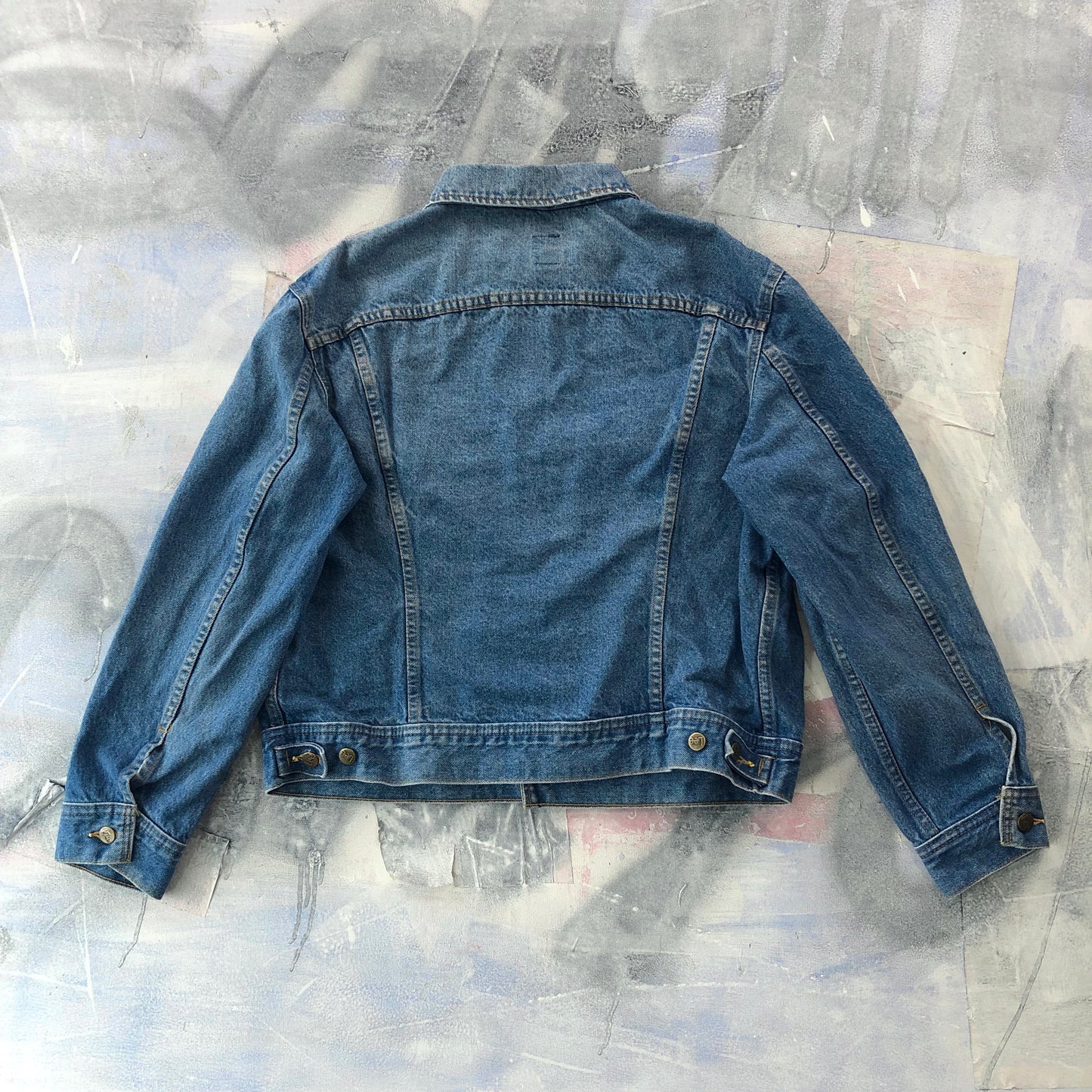Vintage Lee 80s Button Denim Jacket XL